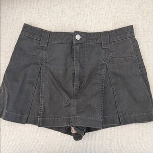 Zara Charcoal Denim Skort